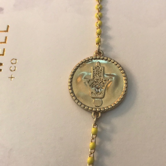 NEW hammered beaded hamsa  bracelet - Picture 3 of 6